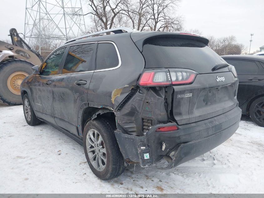 2019 Jeep Cherokee Latitude Plus Fwd VIN: 1C4PJLLB4KD129087 Lot: 43902033