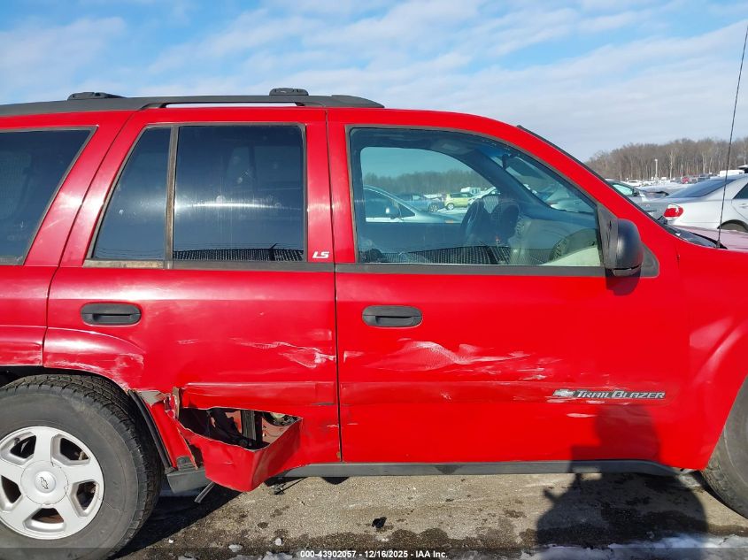 2002 Chevrolet Trailblazer Ls VIN: 1GNDT13S522226299 Lot: 43902057