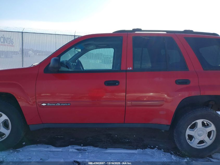 2002 Chevrolet Trailblazer Ls VIN: 1GNDT13S522226299 Lot: 43902057