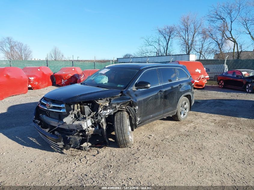 2019 Toyota Highlander Limited/Ltd Platinum VIN: 5TDDZRFH3KS997469 Lot: 43902062