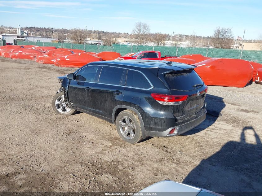 2019 Toyota Highlander Limited/Ltd Platinum VIN: 5TDDZRFH3KS997469 Lot: 43902062