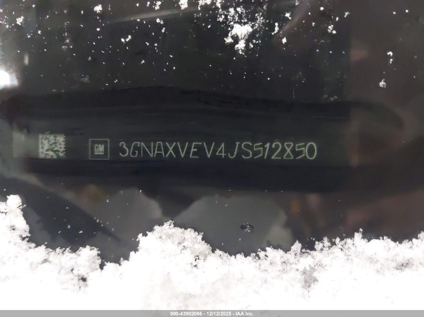 2018 Chevrolet Equinox Premier VIN: 3GNAXVEV4JS512850 Lot: 43902066