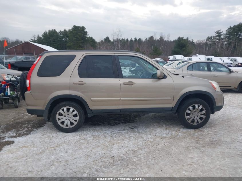 2006 Honda Cr-V Se VIN: SHSRD78916U431795 Lot: 43902110