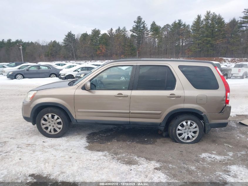 2006 Honda Cr-V Se VIN: SHSRD78916U431795 Lot: 43902110