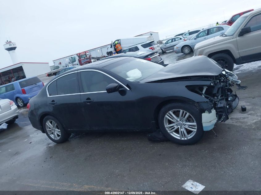 2010 Infiniti G37X VIN: JN1CV6AR3AM254278 Lot: 43902147