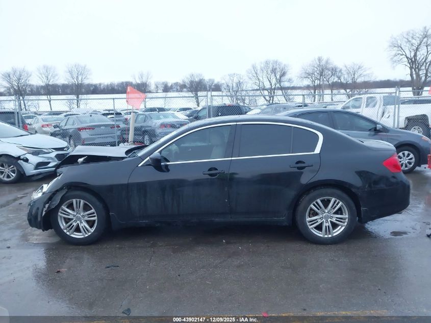 2010 Infiniti G37X VIN: JN1CV6AR3AM254278 Lot: 43902147