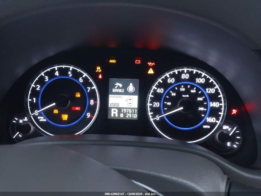 2010 Infiniti G37X VIN: JN1CV6AR3AM254278 Lot: 43902147