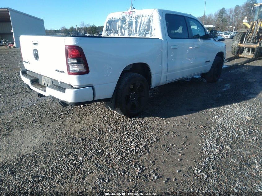 Vin: 1c6srfft2mn681250, lot: 44397772, ram 1500 big horn  4x4 5'7 box 20214
