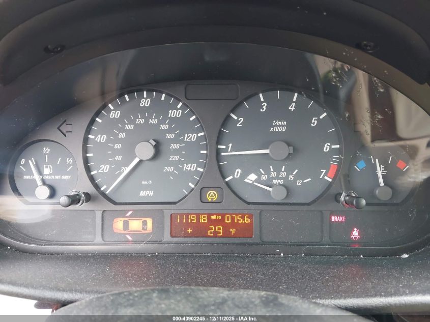 2004 BMW 325Ci VIN: WBABD334X4JY97791 Lot: 43902245