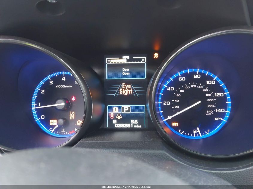 2019 Subaru Legacy 2.5I Premium VIN: 4S3BNAH6XK3016216 Lot: 43902253