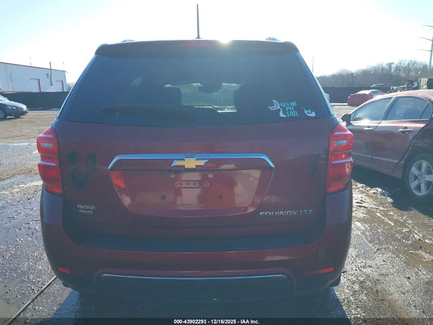 2016 Chevrolet Equinox Ltz VIN: 2GNFLGEK7G6252292 Lot: 43902293