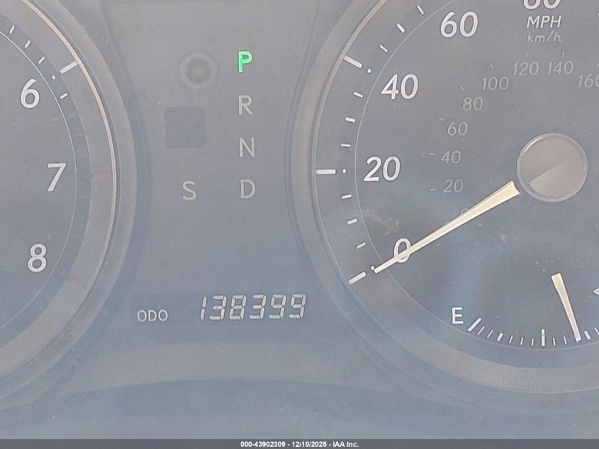 2008 Lexus Es 350 VIN: JTHBJ46G782254739 Lot: 43902309