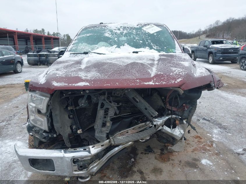 2017 Ford F-150 Lariat VIN: 1FTEW1EF8HFB64497 Lot: 43902389