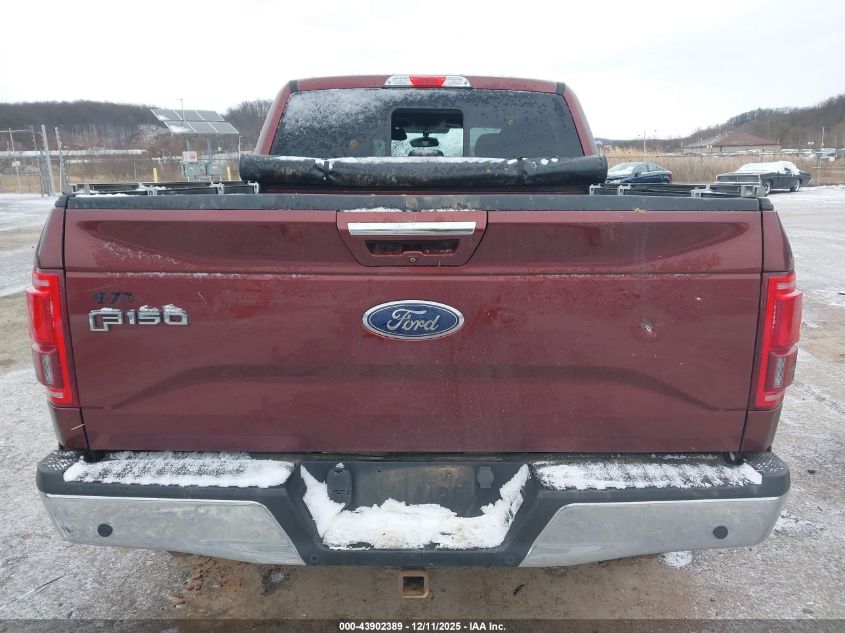 2017 Ford F-150 Lariat VIN: 1FTEW1EF8HFB64497 Lot: 43902389