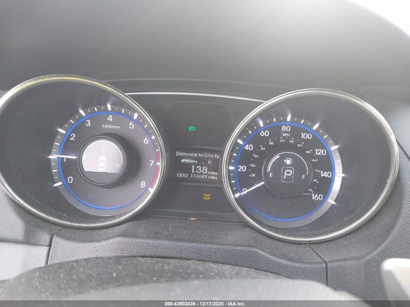 2012 Hyundai Sonata Se VIN: 5NPEC4AC1CH472910 Lot: 43902436