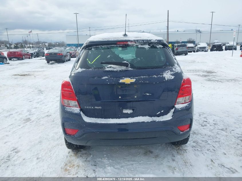 2019 Chevrolet Trax Ls VIN: 3GNCJNSB9KL280858 Lot: 43902470