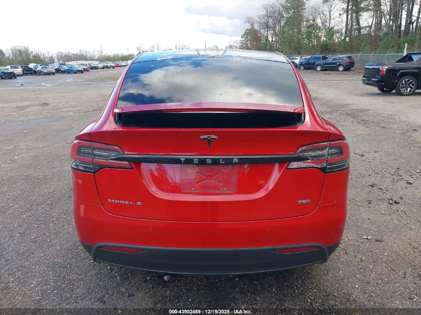2018 Tesla Model X 100D/75D/P100D VIN: 5YJXCAE24JF112910 Lot: 43902489