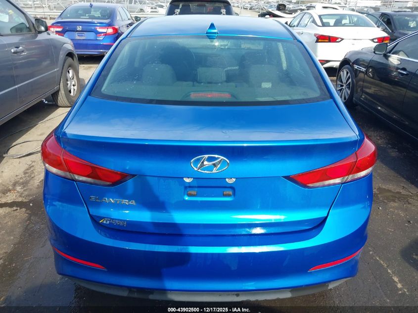 2017 Hyundai Elantra Value Edition VIN: KMHD84LF9HU283371 Lot: 43902500