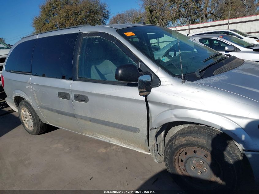 2005 Dodge Grand Caravan Se VIN: 1D4GP24R15B423697 Lot: 43902510