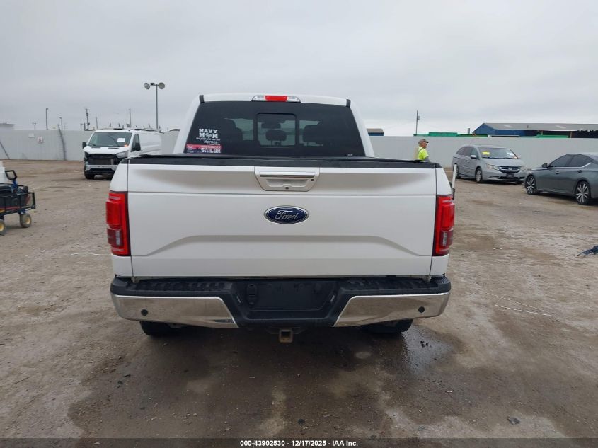 2016 Ford F-150 Lariat VIN: 1FTEW1EG6GKE30677 Lot: 43902530