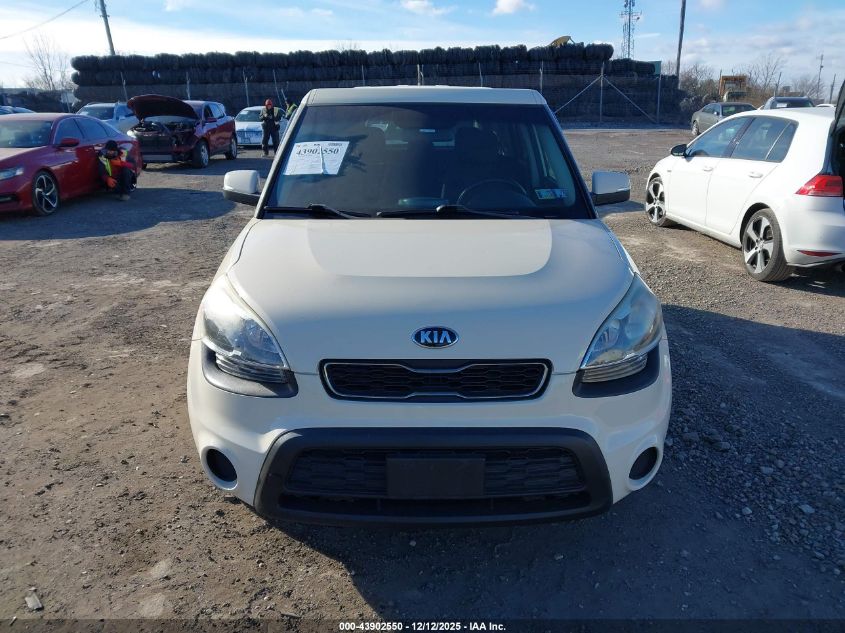 2013 Kia Soul + VIN: KNDJT2A64D7510021 Lot: 43902550