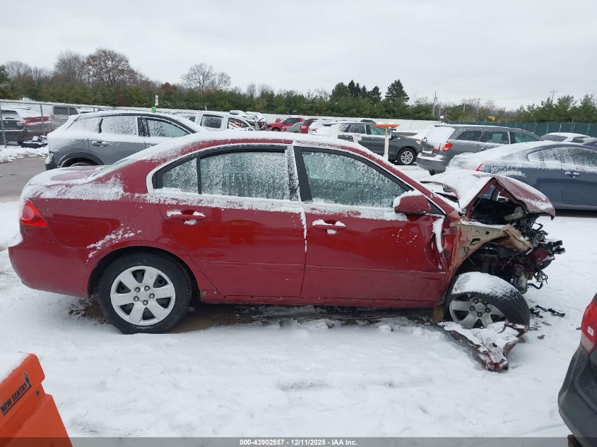 2007 Kia Optima Lx VIN: KNAGE123275151171 Lot: 43902557