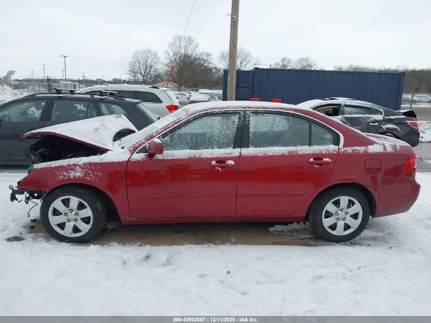 2007 Kia Optima Lx VIN: KNAGE123275151171 Lot: 43902557