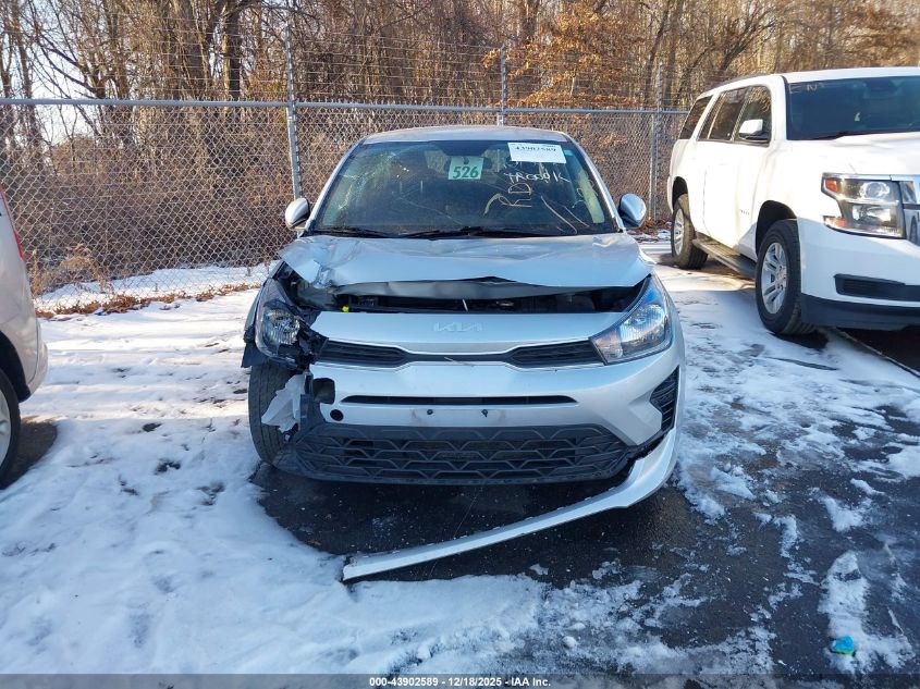2023 Kia Rio Lx VIN: 3KPA24AD4PE628779 Lot: 43902589