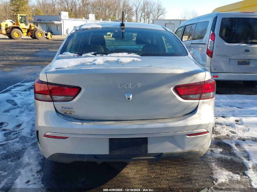 2023 Kia Rio Lx VIN: 3KPA24AD4PE628779 Lot: 43902589