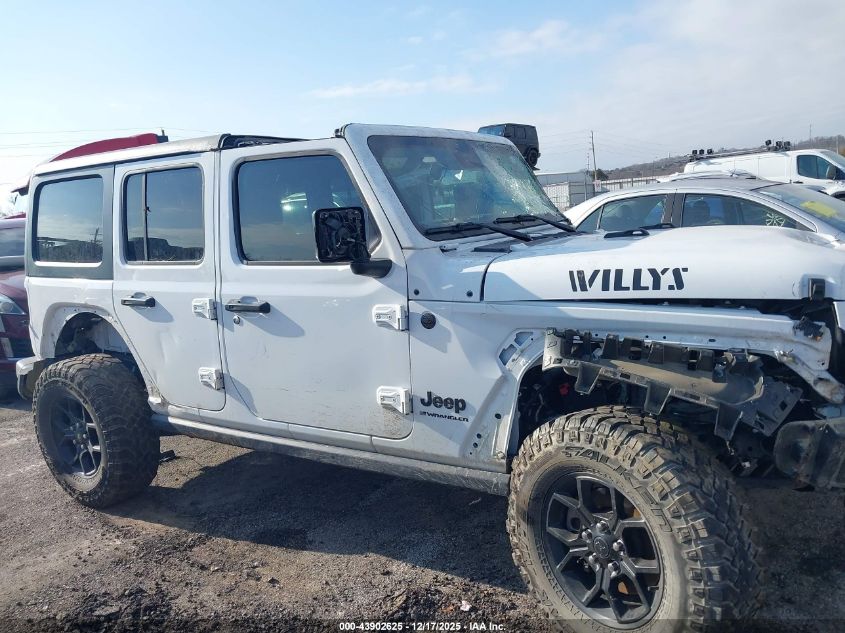 2024 Jeep Wrangler 4-Door Willys 4X4 VIN: 1C4PJXDG5RW350102 Lot: 43902625