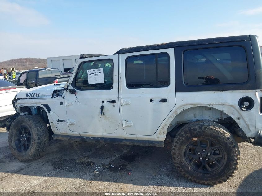 2024 Jeep Wrangler 4-Door Willys 4X4 VIN: 1C4PJXDG5RW350102 Lot: 43902625