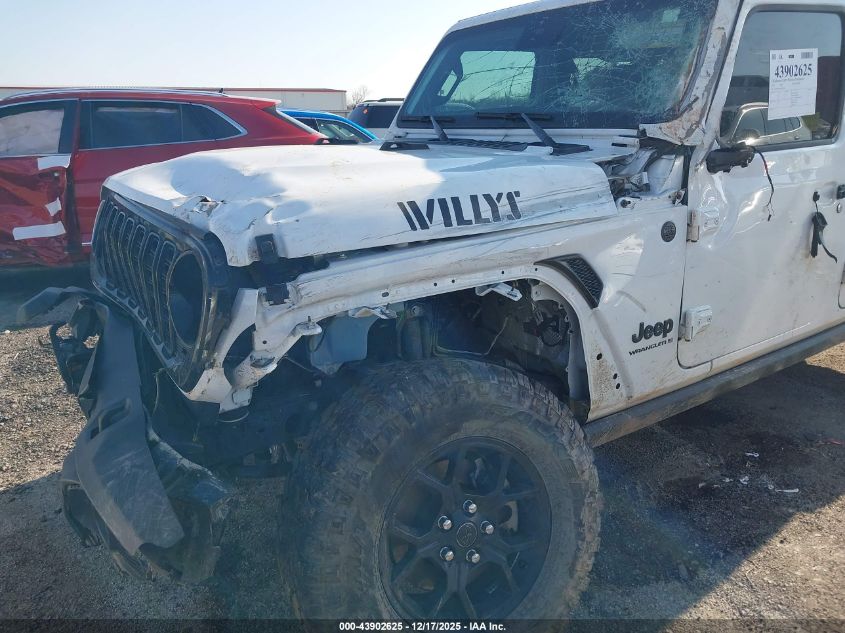 2024 Jeep Wrangler 4-Door Willys 4X4 VIN: 1C4PJXDG5RW350102 Lot: 43902625