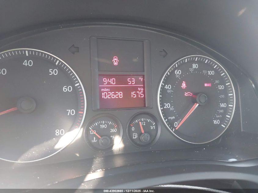 2009 Volkswagen Jetta Se/Sel VIN: 3VWRM71K39M020335 Lot: 43902665