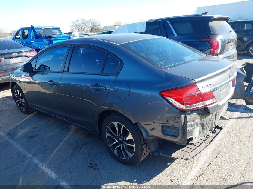 2013 Honda Civic Ex VIN: 19XFB2F83DE081831 Lot: 43902667