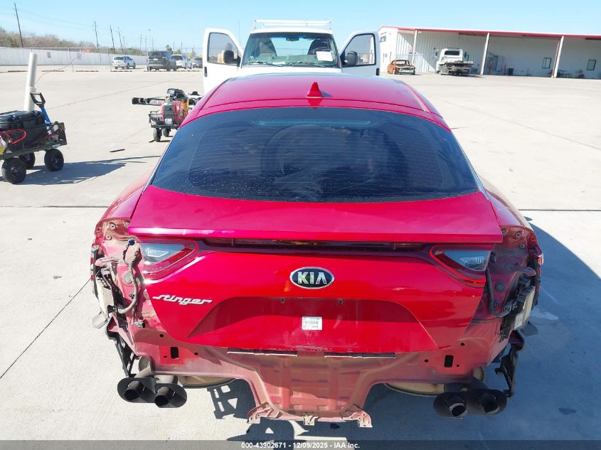 2019 Kia Stinger VIN: KNAE15LA5K6045159 Lot: 43902671
