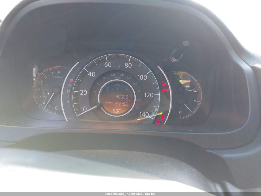 2012 Honda Cr-V Exl VIN: JHLRM4H72CC021247 Lot: 43902687