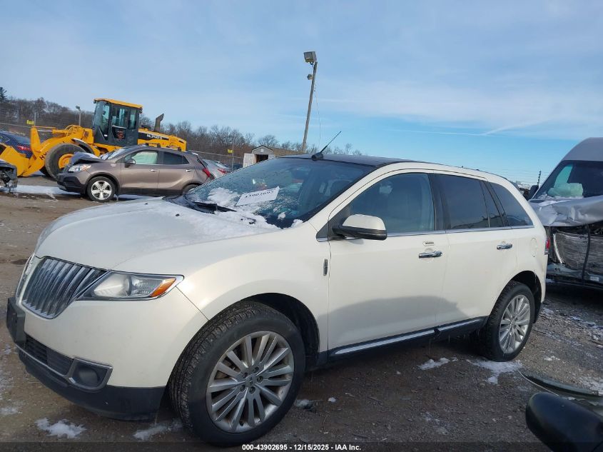 2013 Lincoln Mkx VIN: 2LMDJ8JK5DBL27513 Lot: 43902695