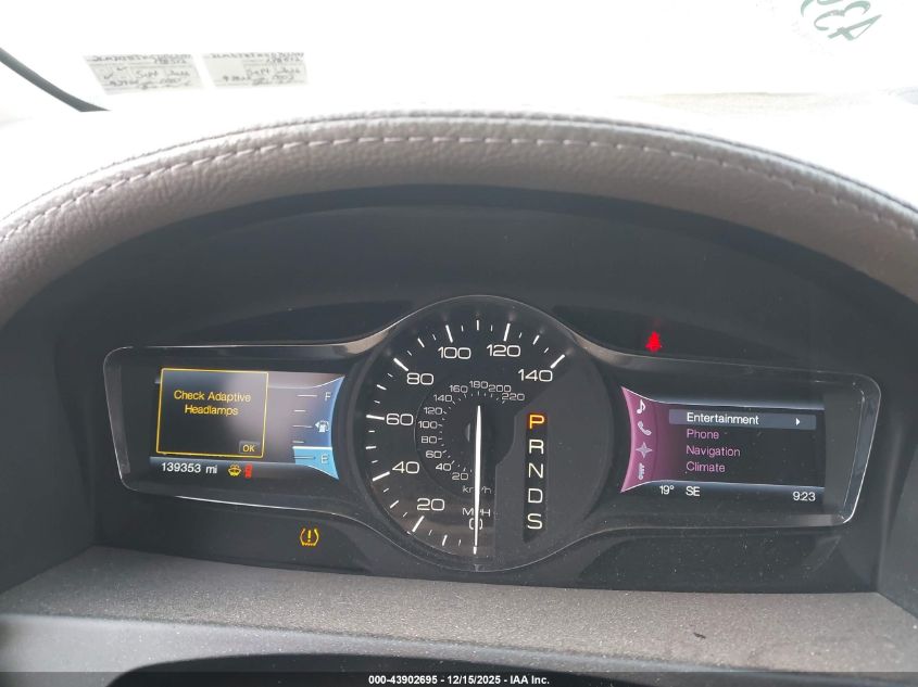 2013 Lincoln Mkx VIN: 2LMDJ8JK5DBL27513 Lot: 43902695