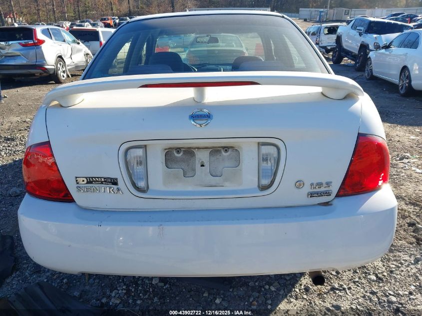 2005 Nissan Sentra 1.8S VIN: 3N1CB51D55L584060 Lot: 43902722