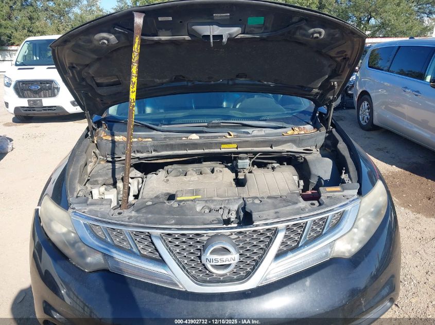 2012 Nissan Murano Sl VIN: JN8AZ1MW8CW207157 Lot: 43902732