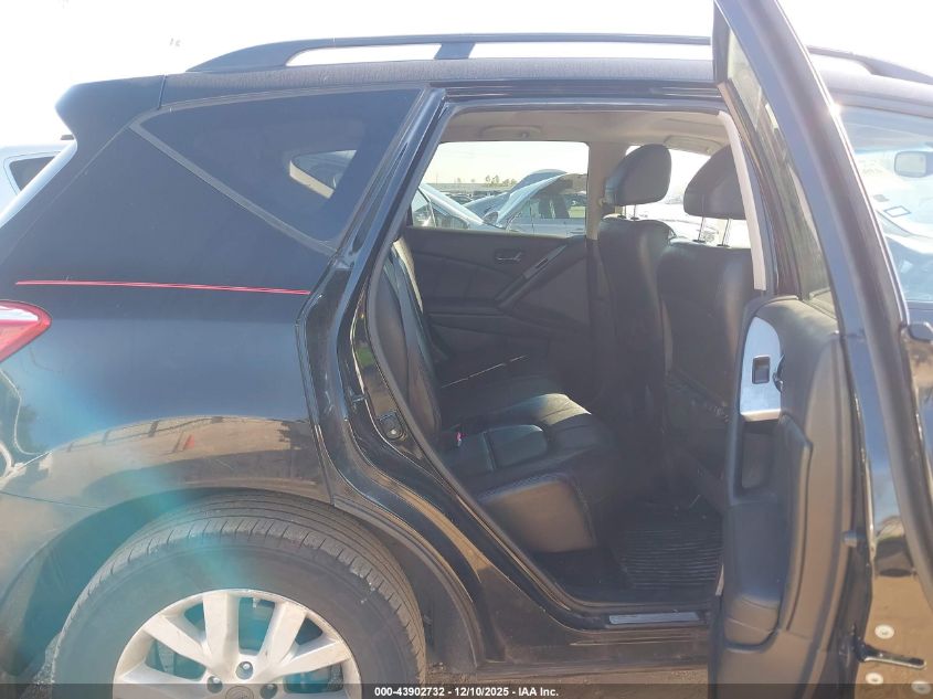 2012 Nissan Murano Sl VIN: JN8AZ1MW8CW207157 Lot: 43902732