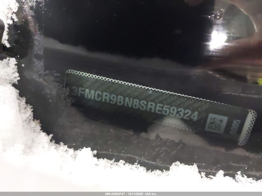 2025 Ford Bronco Sport Big Bend VIN: 3FMCR9BN8SRE59324 Lot: 43902747