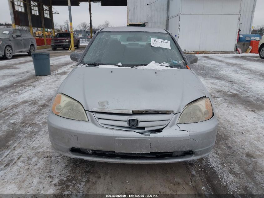 2001 Honda Civic Lx VIN: 2HGES165X1H567842 Lot: 43902759