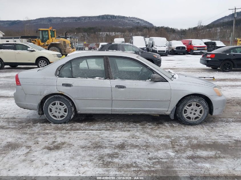 2001 Honda Civic Lx VIN: 2HGES165X1H567842 Lot: 43902759