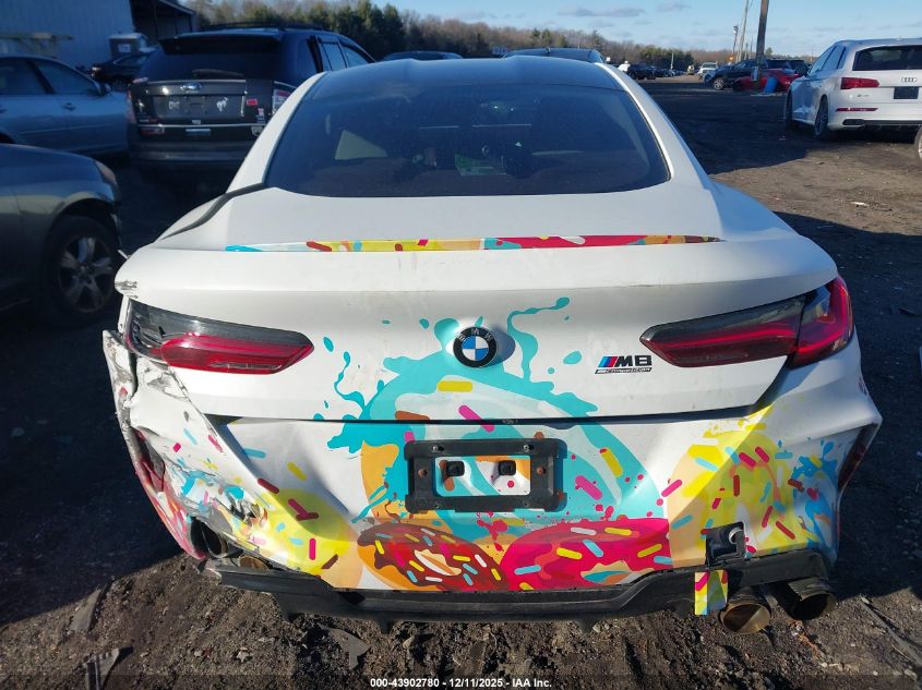 2020 BMW M8 Competition VIN: WBSAE0C07LBM08367 Lot: 43902780