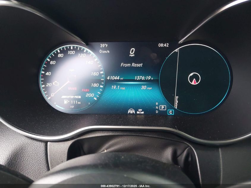 2019 Mercedes-Benz Amg C 63 VIN: WDDWJ8GB4KF831844 Lot: 43902791