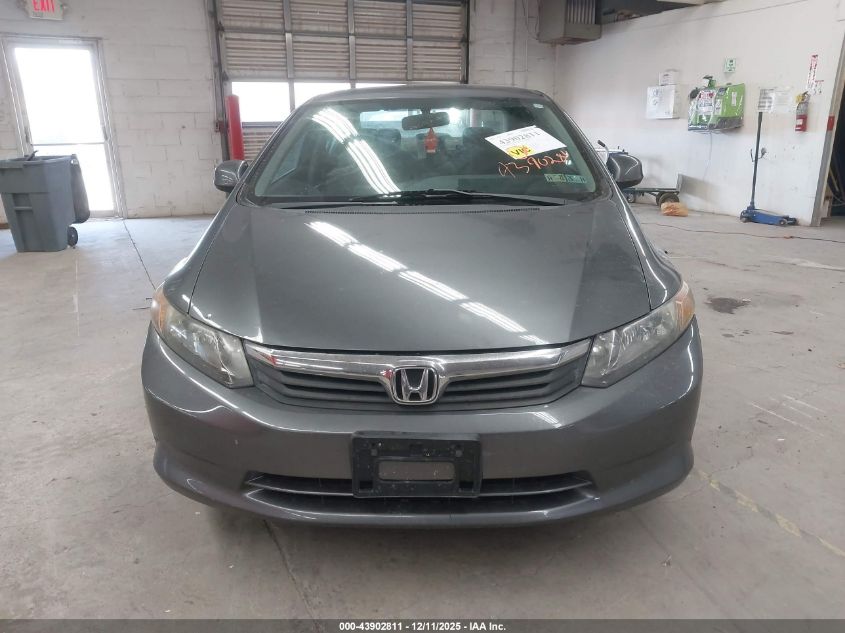 2012 Honda Civic Lx VIN: 19XFB2F50CE355314 Lot: 43902811