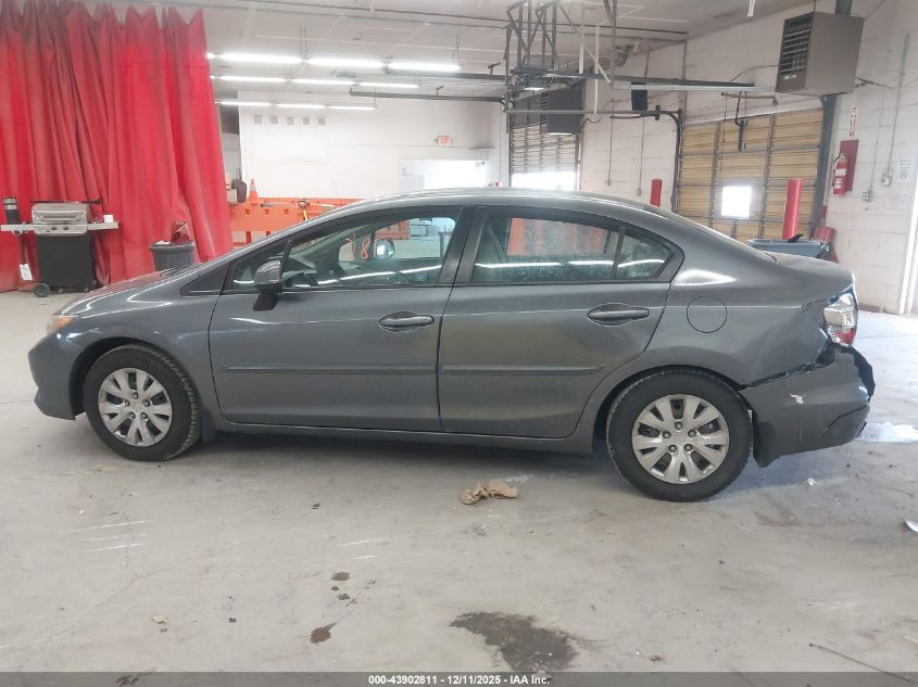 2012 Honda Civic Lx VIN: 19XFB2F50CE355314 Lot: 43902811