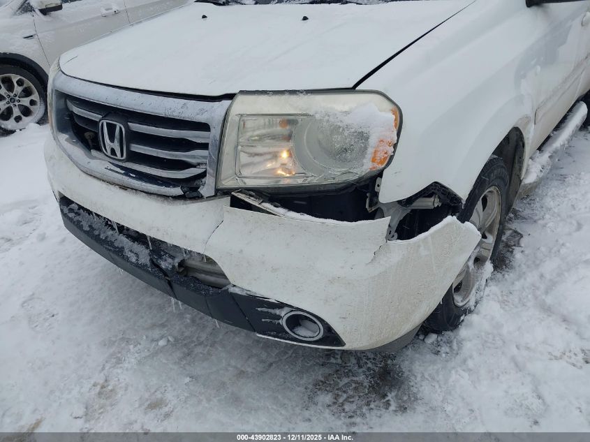 2013 Honda Pilot Ex-L VIN: 5FNYF4H59DB034535 Lot: 43902823