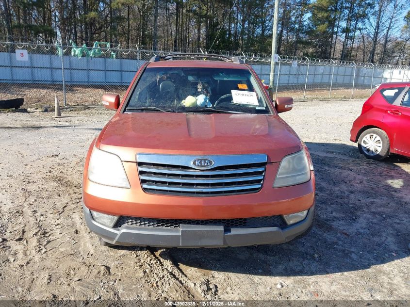 2009 Kia Borrego Ex V8 VIN: KNDJJ742295021082 Lot: 43902839